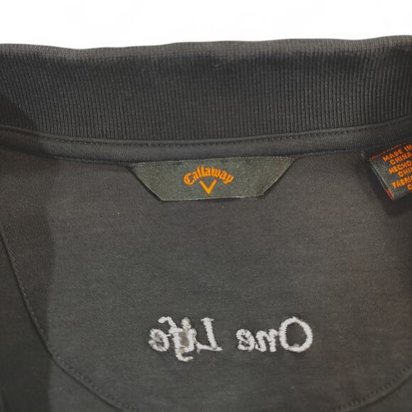 Callaway Performance Golf Polo Nestor Miranda Cigars Brand Black Preppy Mens 2XL - Picture 4 of 11